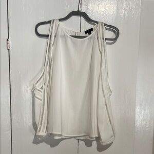 White Sleeveless Top